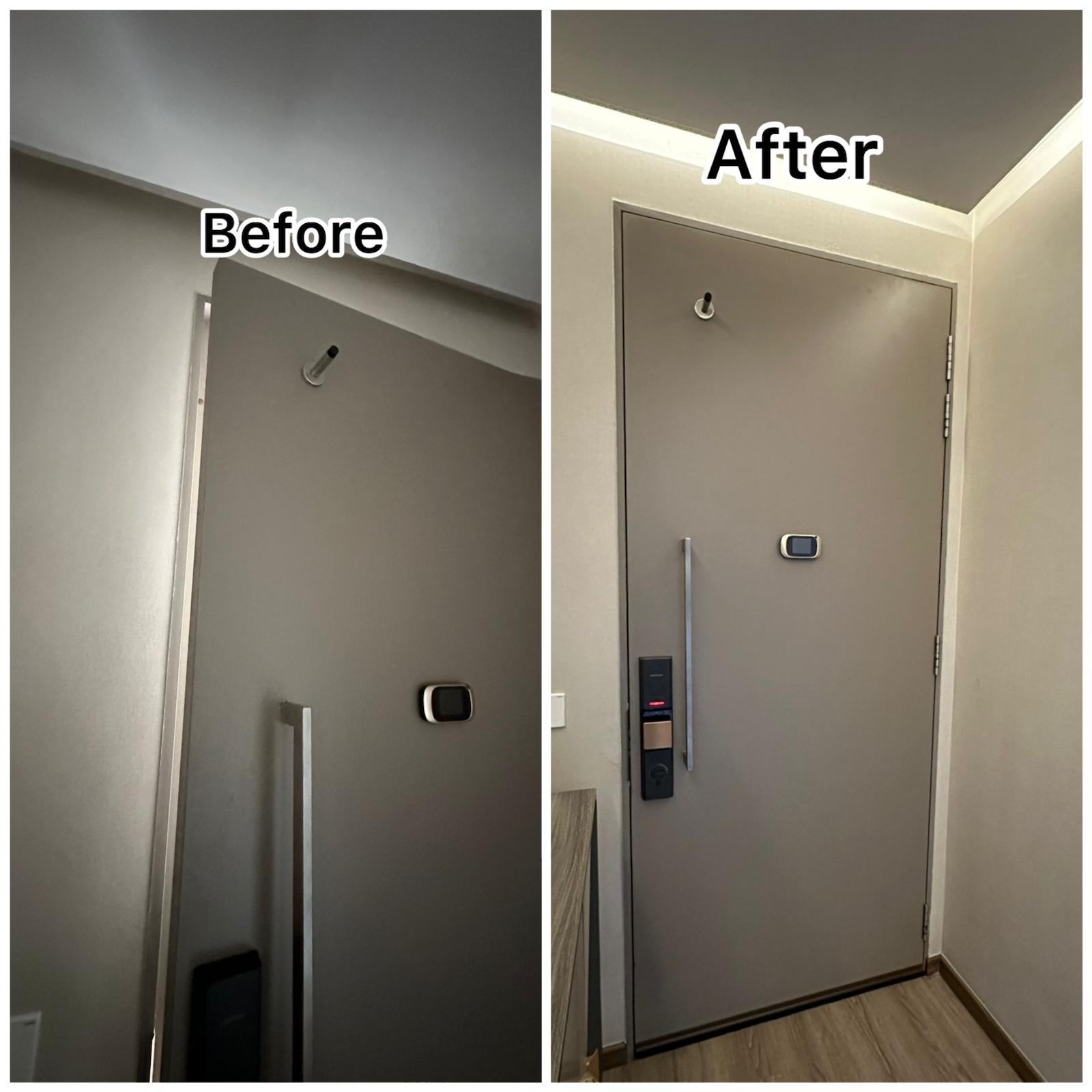 Door Frame Finishing & Architrave Installation Service in Singapore